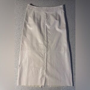 Faux Leather Skirt Size L